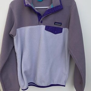 Purple color block Patagonia small
